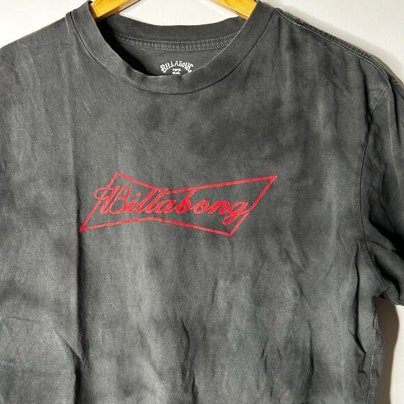 Billabong x Budweiser Graphic Tee Shirt Men's Small Charcoal - Picture 2 of 8